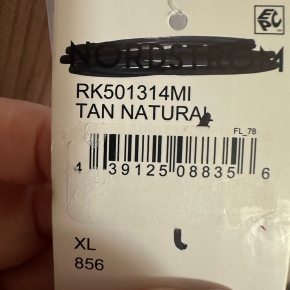 Nordstrom Ribbed Tan Neutral Robe - Picture 3 of 6